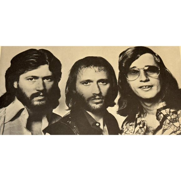 The Bee Gees Musical Group Black & White Celebrity Wall Poster Print 10"L X 8"H - Picture 2 of 5